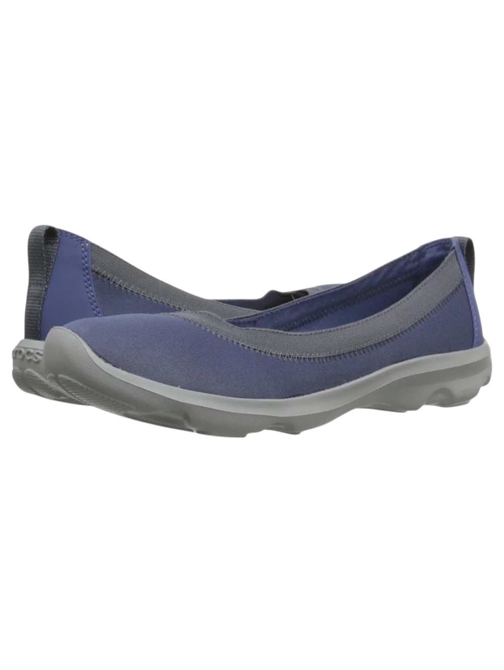 Crocs Busy Day Ballet Flats Women size 9 Blue Comfort Slip On